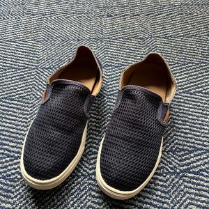 OluKai Blue Casual Flats Slip-On Loafers